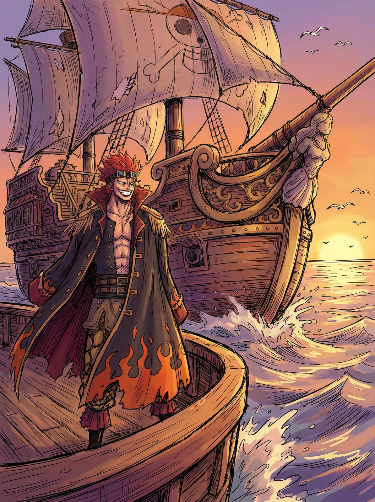 黄色仓库动漫-烈焰船长